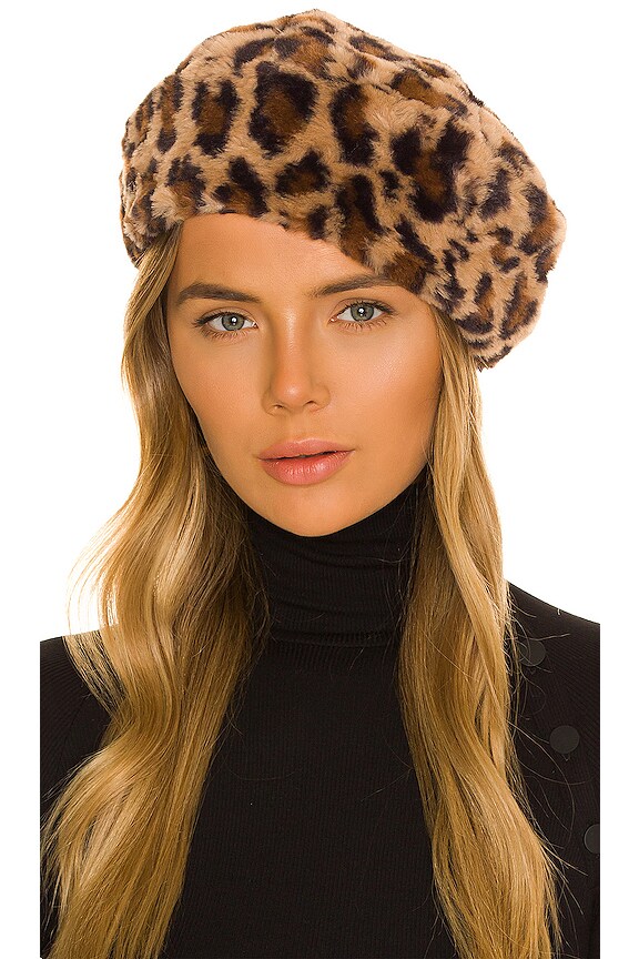 view 1 of 3 BÉRET MISHKA in Camel & Brown