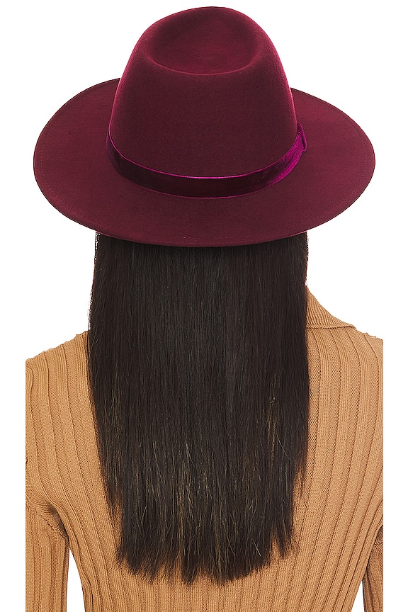 view 2 of 3 Blaine Hat in Bordeaux