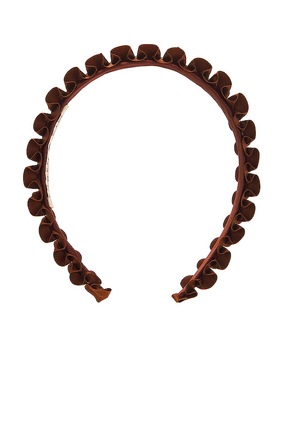 view 2 of 3 Rafaela Headband in Chocolate