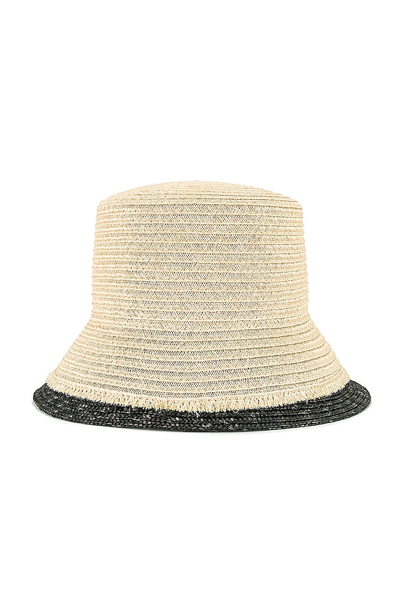 view 2 of 3 Jonah Hat in Natural & Black