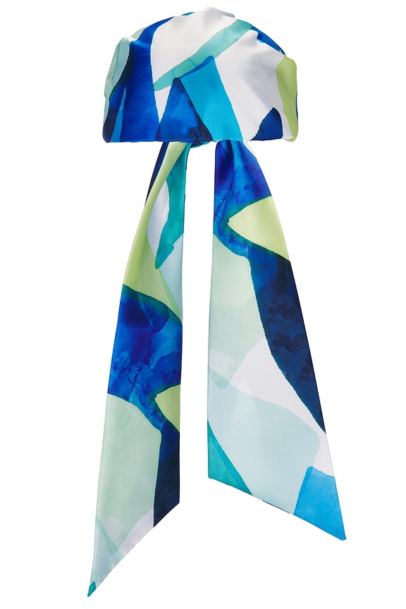 view 2 of 3 Gigi Headscarf in Blue Multi
