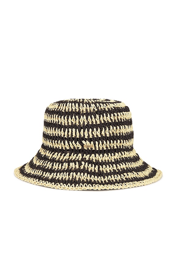 view 2 of 3 Jonah Bucket Hat in Natural & Black