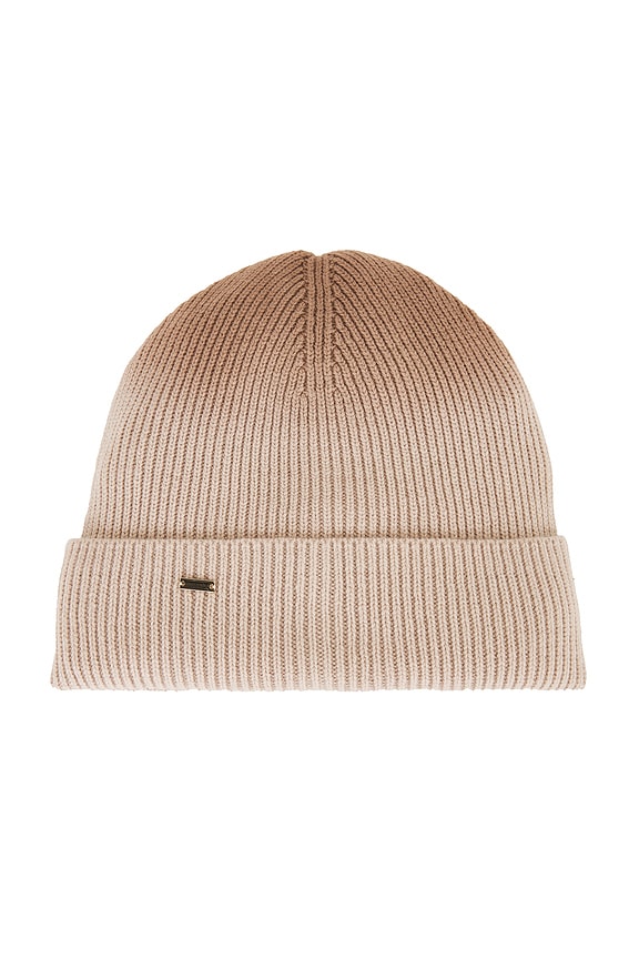 view 2 of 3 Frances Beanie in Bone & Camel