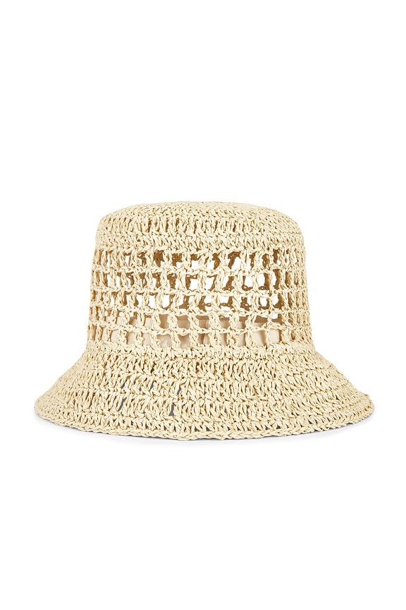 view 2 of 3 SOMBRERO DE PESCADOR DE CROCHET JONAH in Ivory