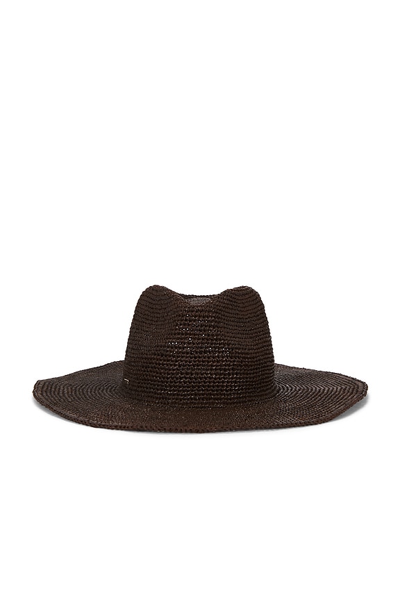 view 2 of 4 SOMBRERO FEDORA EMMANUELLE in Espresso