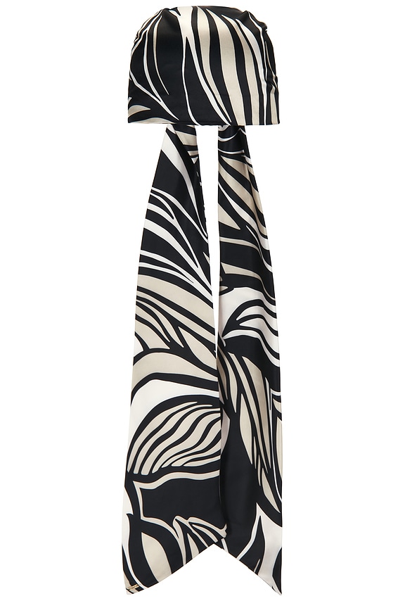 view 2 of 4 PAÑUELO GIGI in Black & Beige