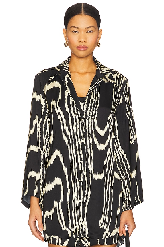 view 2 of 5 TOP MANGA LARGA BONACI in Grammistes Black & Grammistes