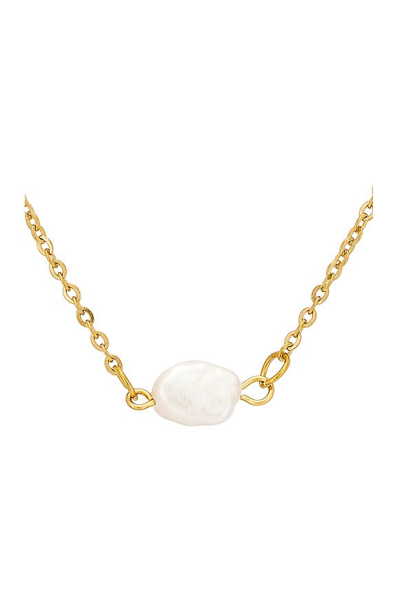 view 2 of 2 COLLAR DE PERLAS SHAYLA in Gold