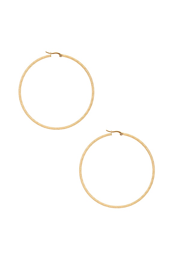 view 2 of 2 BOUCLES D'OREILLES MAXI MICAELA in Gold