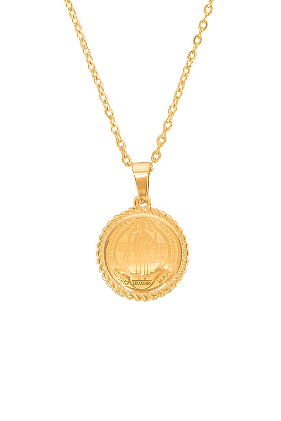 view 2 of 2 Arlo St. Benedict Necklace in Gold