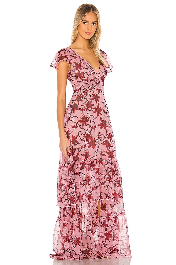 view 2 of 3 ROBE MAXI KIMI in Loving Lilies