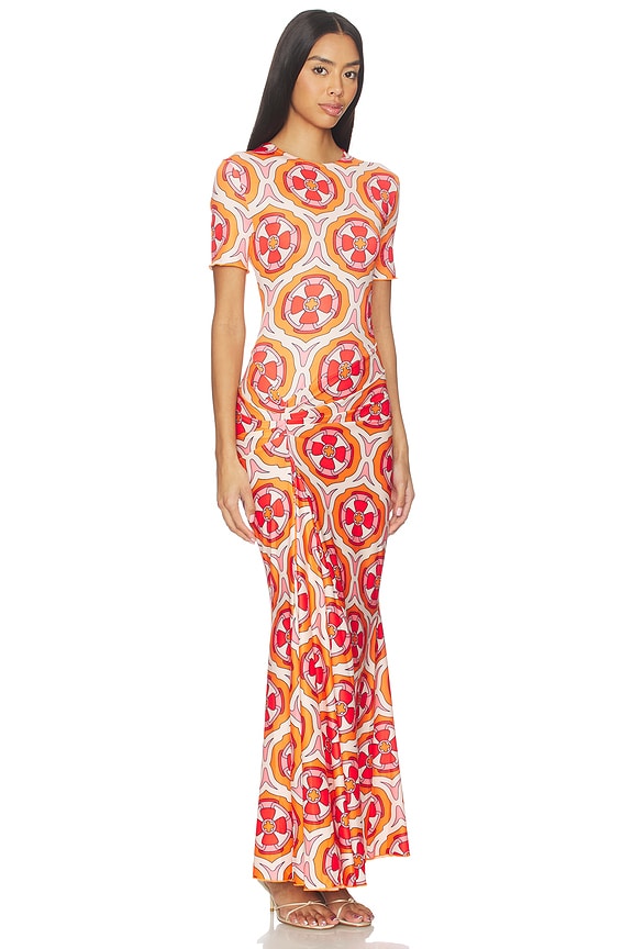 view 2 of 3 ROBE ANNIE in Pink Retro Radiance