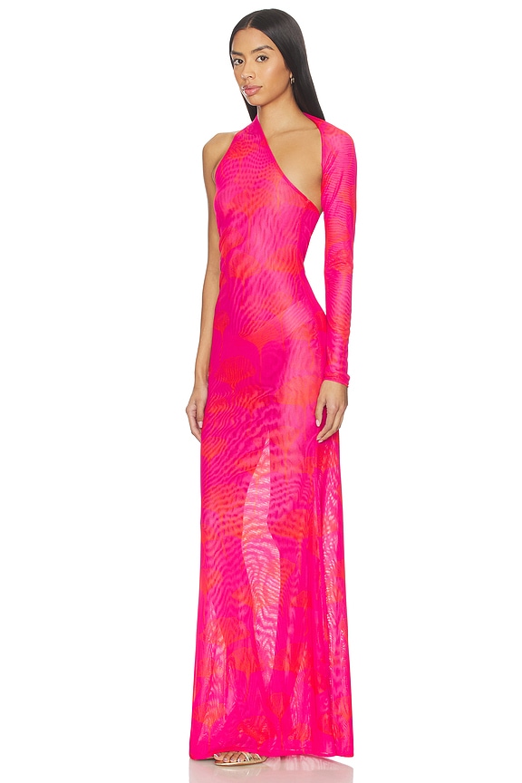 view 2 of 3 ROBE EMMA in Fuchia Frenzy