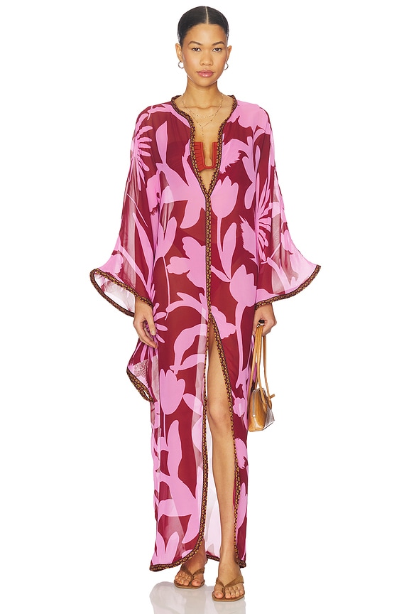 view 2 of 4 ROPA PLAYA JAYA in Red Wine Pink Delight