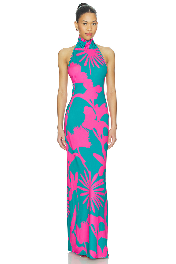 view 2 of 4 Montana Midi Dress in Fuchsia Flora