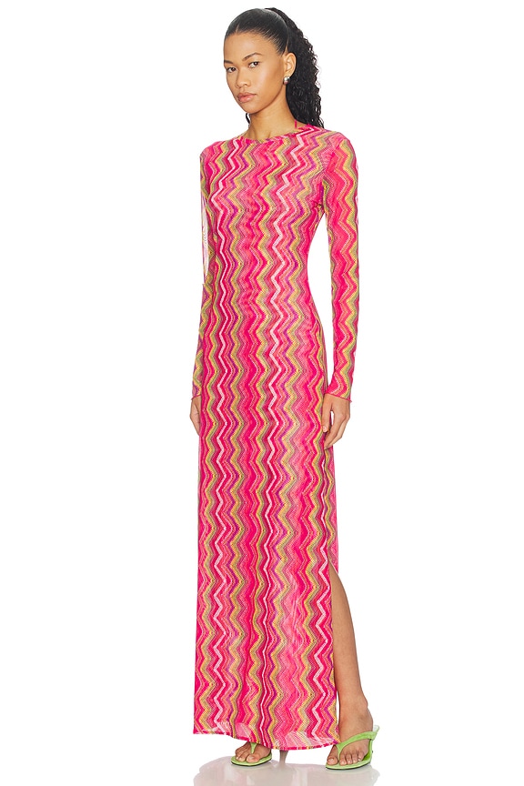 view 2 of 4 Scarlet Dress in Electric Wave Pink