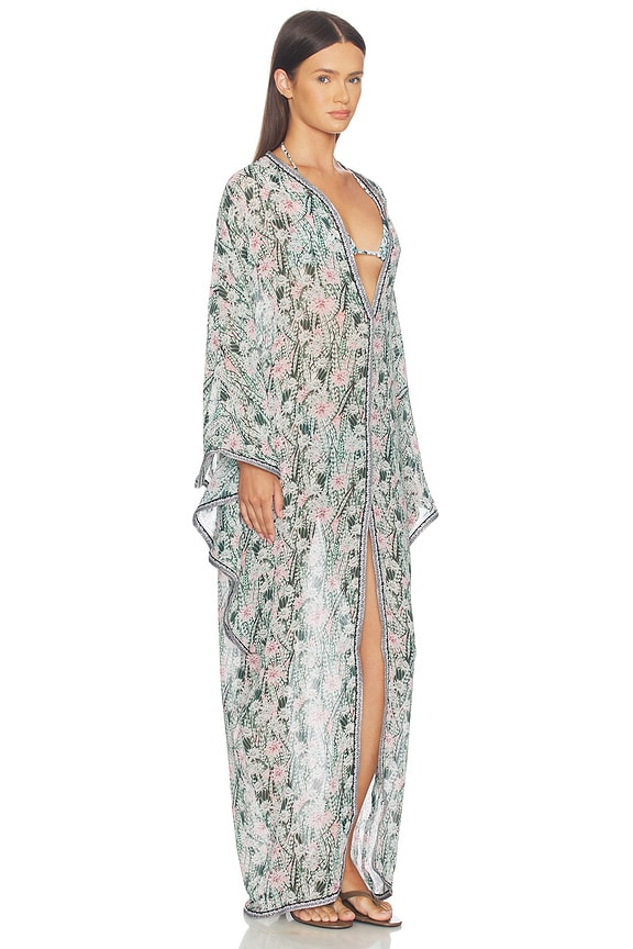 view 2 of 3 MAXIVESTIDO HALTER JAYA in Cactus Bloom