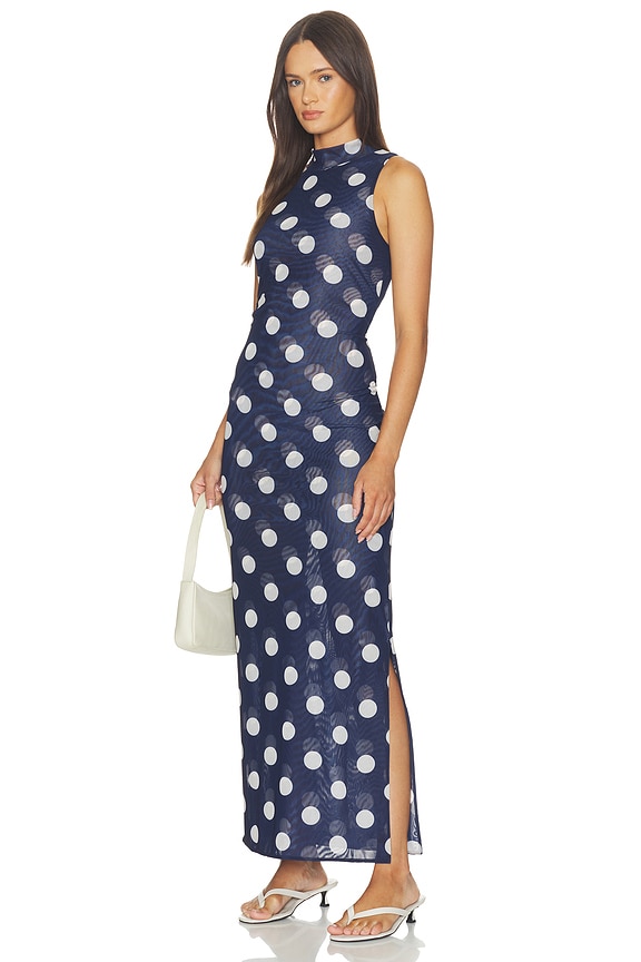 view 2 of 3 MAXIVESTIDO JEMIMA in Midnight Dot