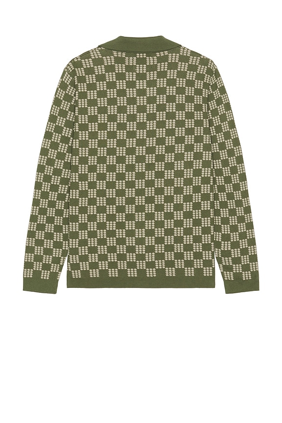 view 2 of 5 GILET in Green & Stone