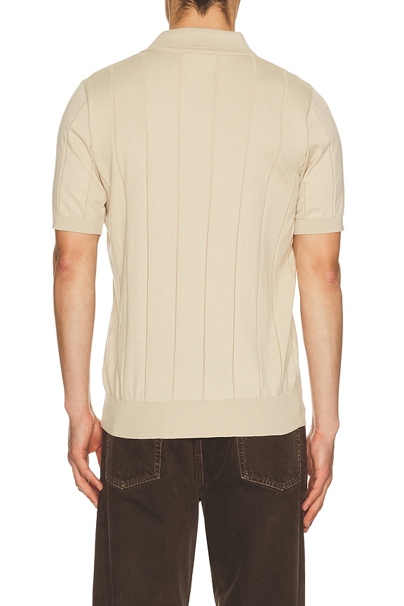 view 2 of 4 Jacobs Knitted Polo in Sand