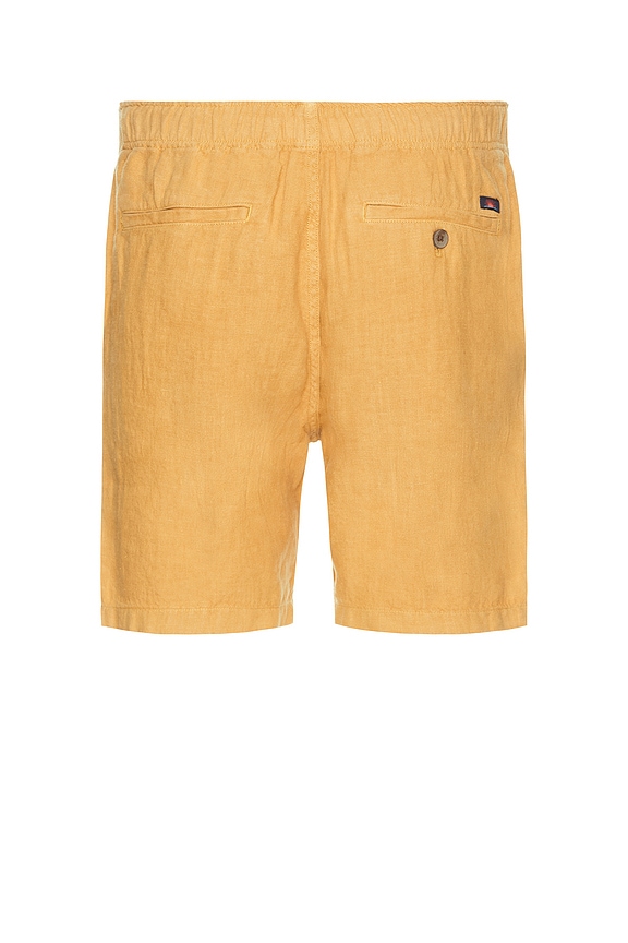 view 2 of 3 Essential Linen Short in Sunset Gold