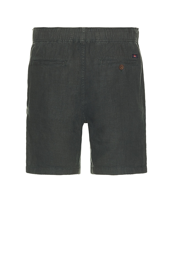view 2 of 3 Essential Linen Short in Washed Black