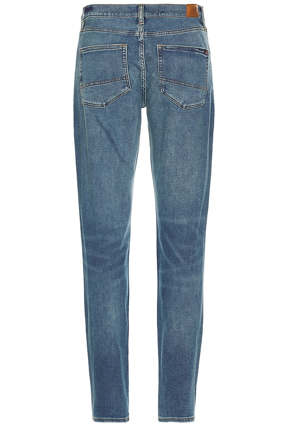 view 2 of 4 Stretch Terry Indigo 5 Pocket Jeans in Storm Harbor Wash