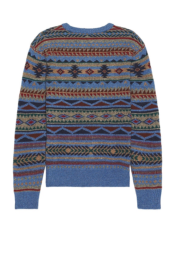 view 2 of 3 FAIR ISLE 스웨터 in Blue Winter Night