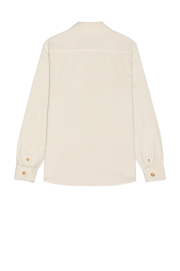 view 2 of 3 Sunwashed Shirt Jacket in Sea Salt