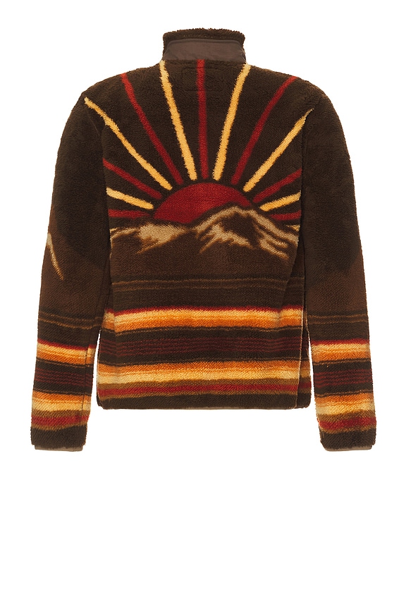 view 2 of 4 Scenic High Pile Fleece Full Zip Jacket in Western Sunrise