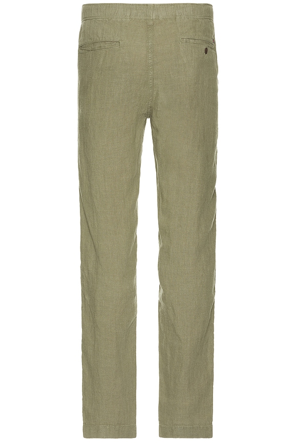 view 2 of 4 Linen Drawstring Pant in Canyon Olive