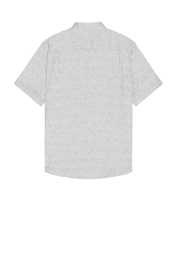 view 2 of 5 Short Sleeve Breeze Shirt in Sky Blue Frond