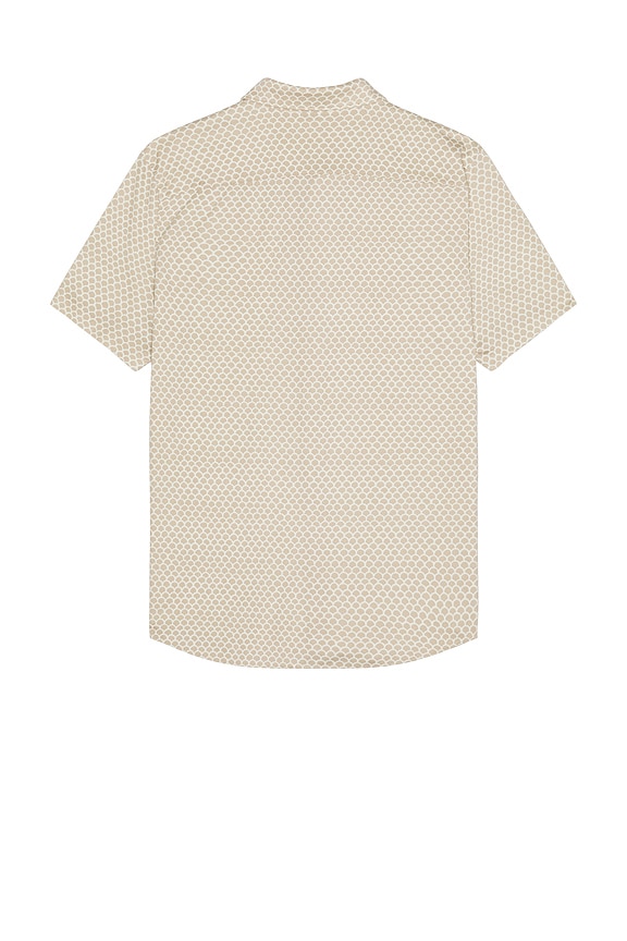 view 2 of 4 Short Sleeve Hermosa Shirt in Island Sand Fishscale