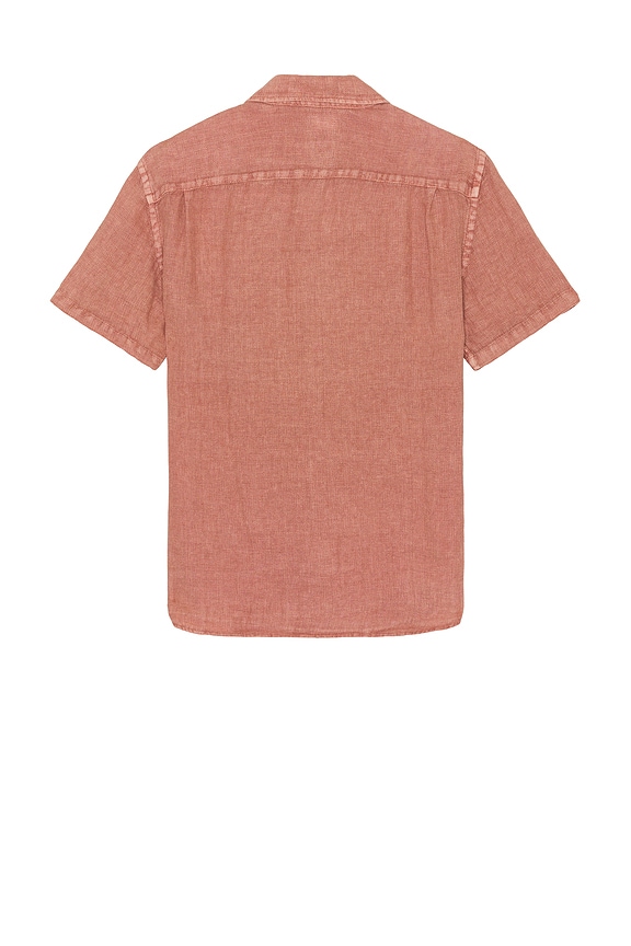 view 2 of 4 Palma Linen Shirt in Cedar Rose