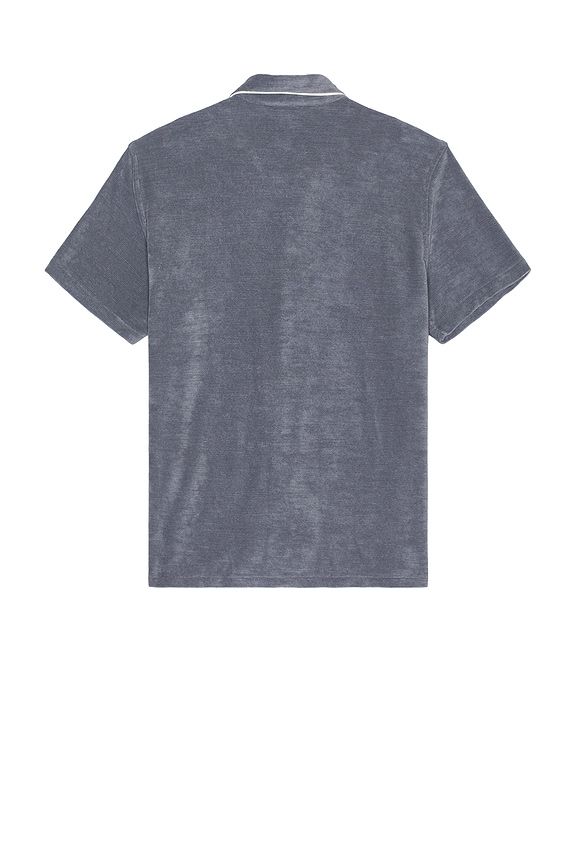 view 2 of 4 Cabana Towel Terry Shirt in Eastern Storm