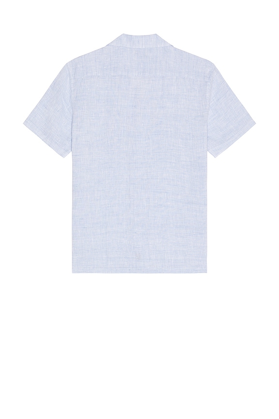 view 2 of 4 Reserve Basque Camp Shirt in Light Blue Melange