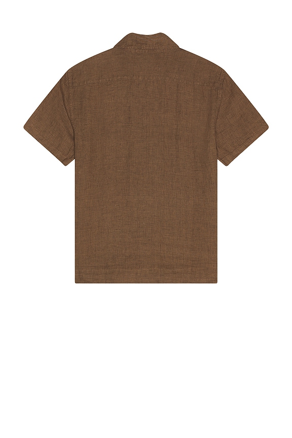 view 2 of 4 CAMISA CAMPESTRE RESERVE BASQUE in Dark Oakwood Pincheck