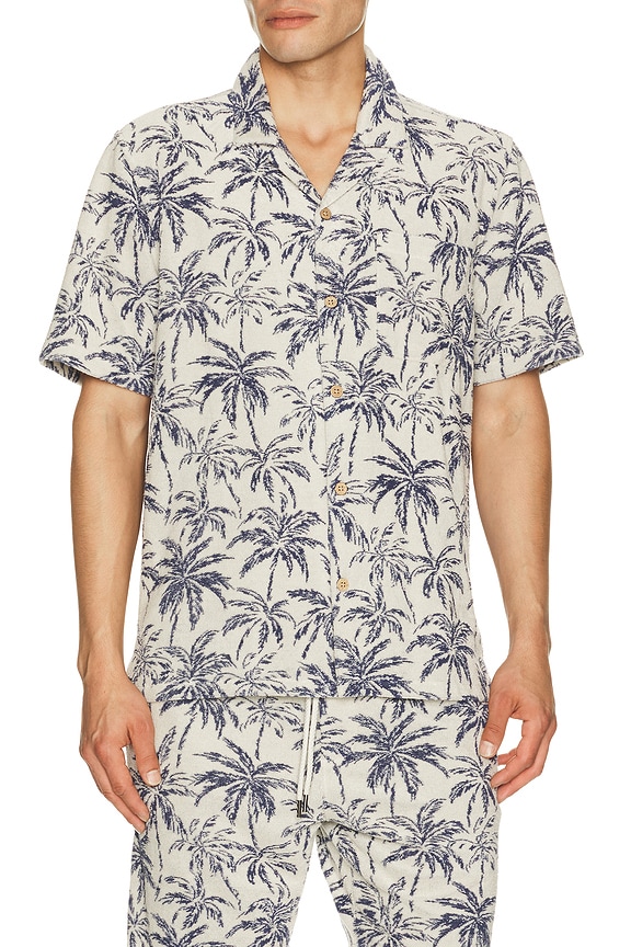 view 1 of 5 CHEMISE in Ivory Tropic Trees