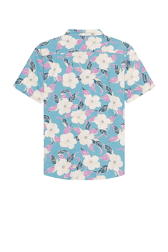 view 2 of 3 Short Sleeve Breeze Shirt in Summer Sky Hawaiian