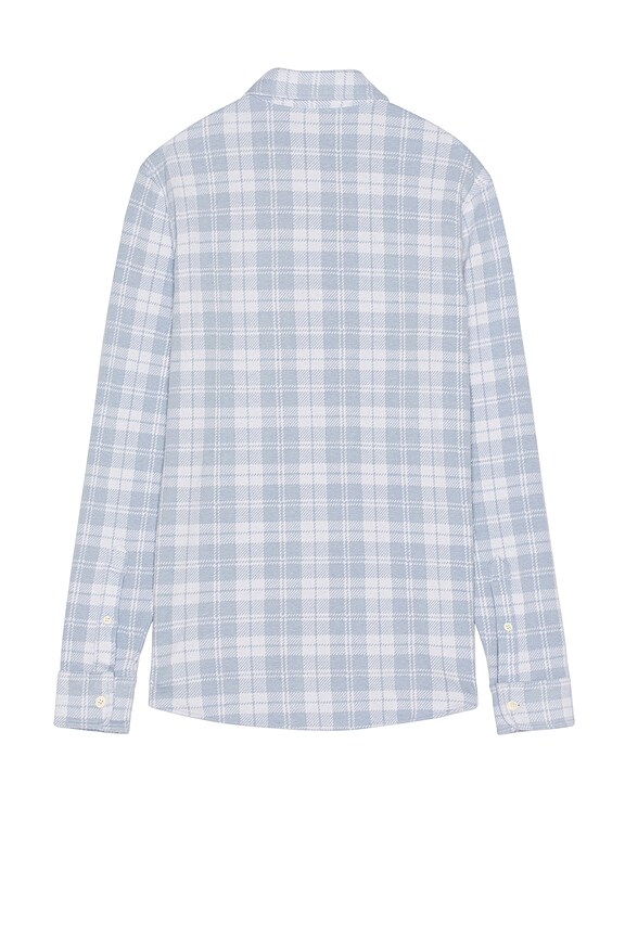 view 2 of 3 CAMISA in Steel Heather Plaid