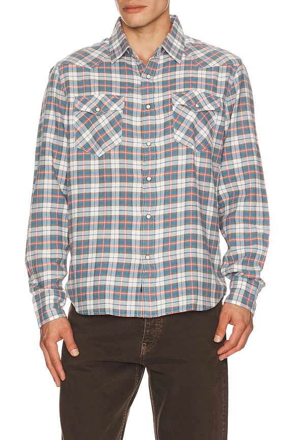 view 1 of 4 Western Shirt in Rangefield Plaid