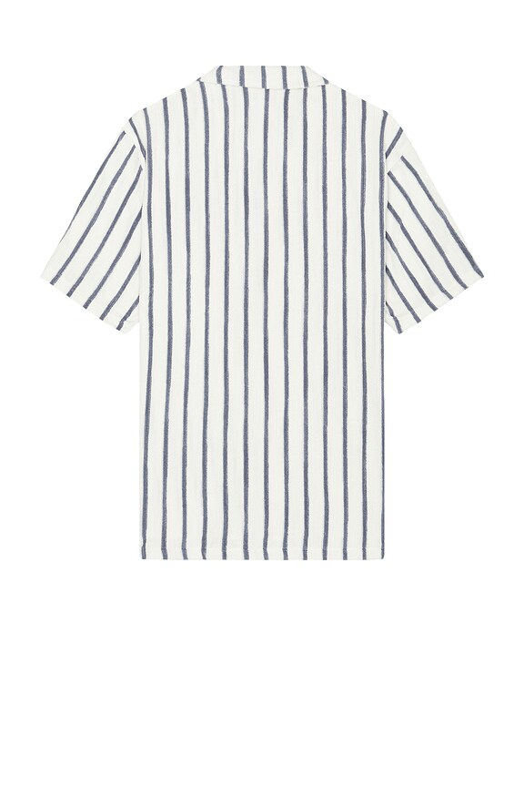 view 2 of 3 CABANA シャツ in Ivory Storm Stripe