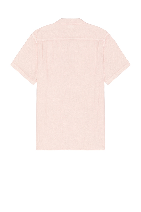view 2 of 3 Short Sleeve Palma Linen Shirt in Coastal Mauve