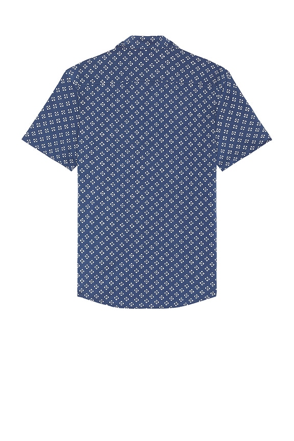 view 2 of 4 Short Sleeve Reserve Pima Shirt in Navy Atlas