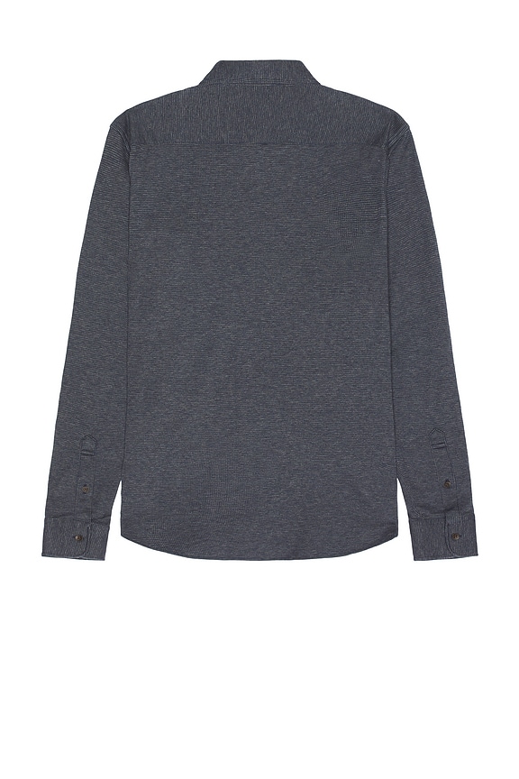 view 2 of 3 Coastline Knit Shirt in Twilight Houndstooth