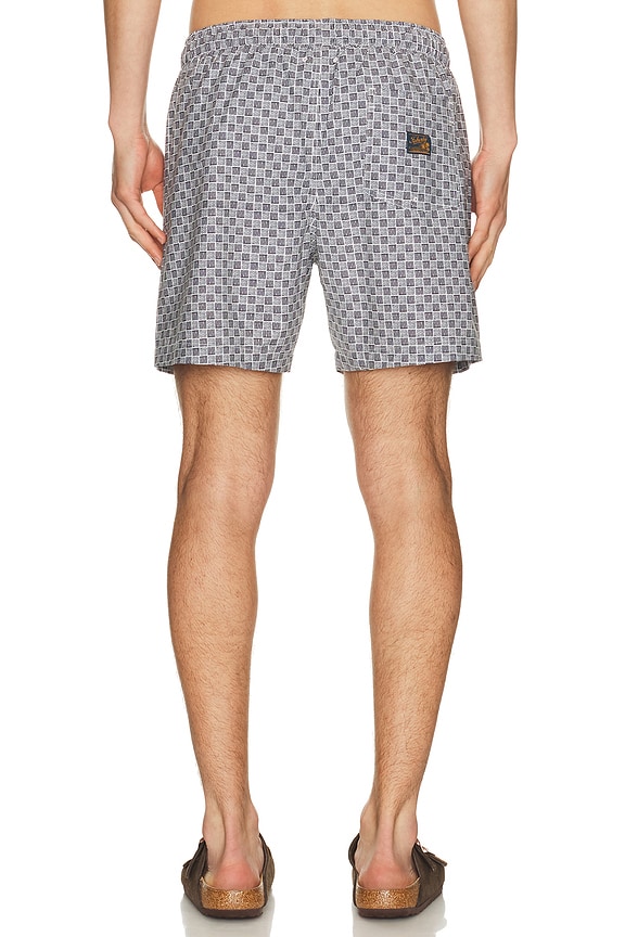 view 2 of 5 SHORT DE BAIN in Graphite Shell Bricks