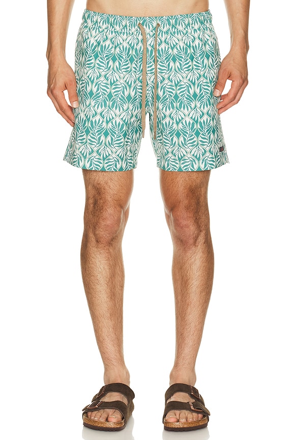 view 1 of 5 T-SHIRT DE BAIN in Biscayne Leafy Vine