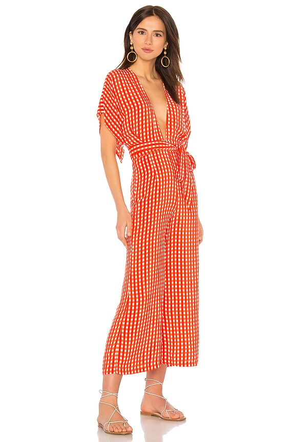 view 2 of 3 Cedric Jumpsuit in Kivotos Print Red