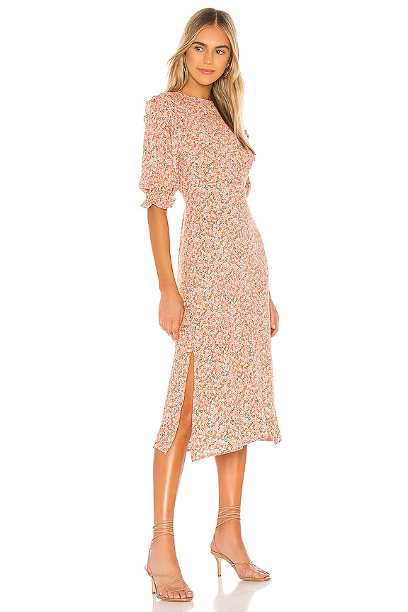 view 2 of 3 Jean-Marie Midi Dress in Mathiola Floral