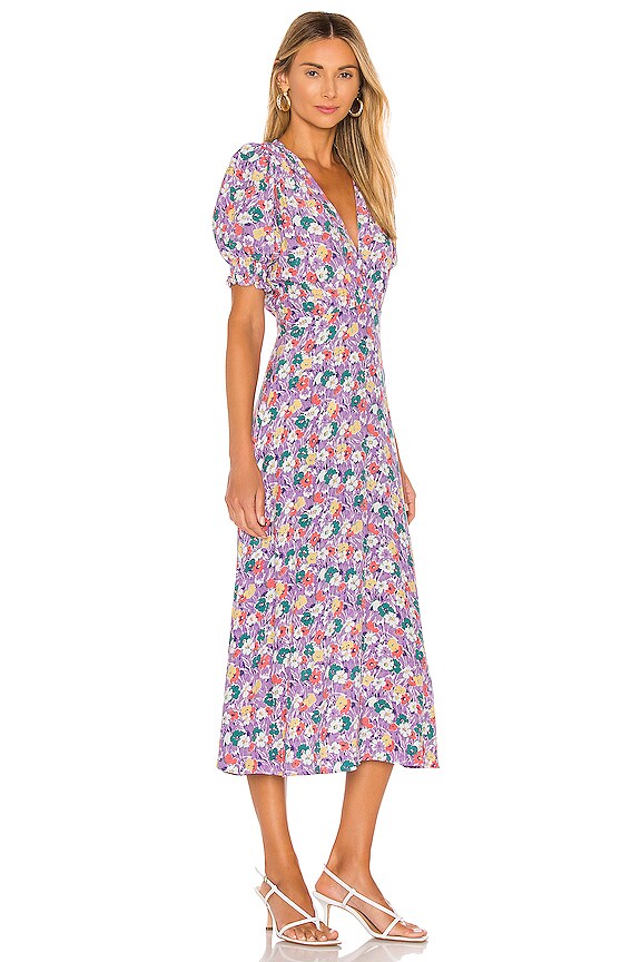 view 2 of 3 Marie Louise Midi Dress in Nefeli Floral